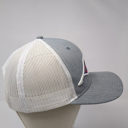 Lane Frost Feather Snapback Trucker Hat Gray One Size Mesh Back 6 Panel