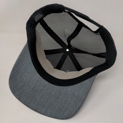 Scheels Meridian Snapback Trucker Hat Gray OSFM Adjustable Mesh Back W/Tags