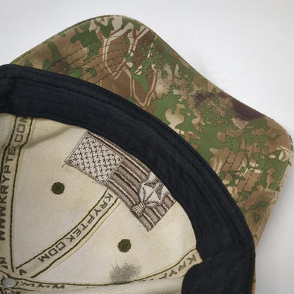 Kryptek Baseball Cap One Size Brown Green Beige Camo Spartan American Flag Hat