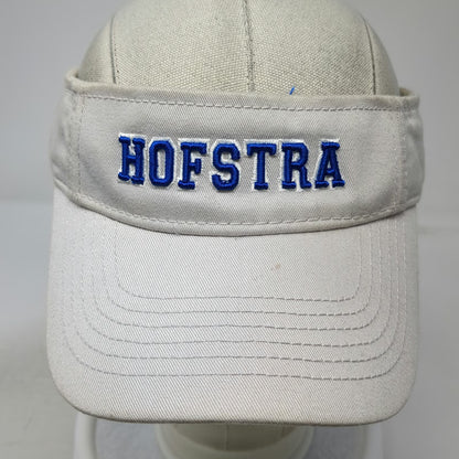 Legacy Gray Visor One Size Hat Hofstra University Embroidered Cotton Slideback
