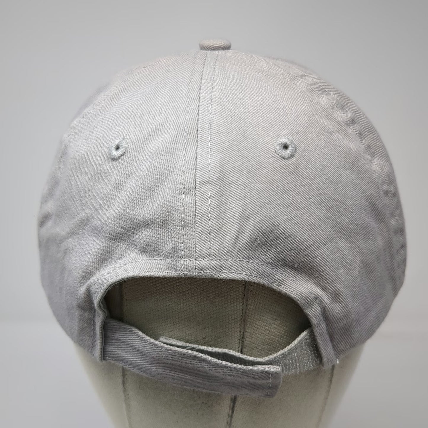 Port & Company Baseball Cap Gray OSFM Sylvania Embroidered Strapback Cotton hat