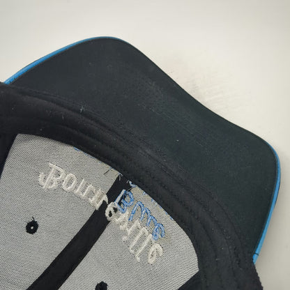 Port Authority Trucker Hat Black Blue One Size Topcon Bonneville Mesh Snapback