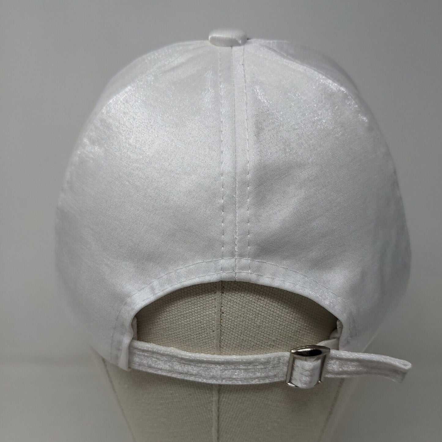 Unbranded Men's Slideback Hat White Adjustable 3D M Logo Blank