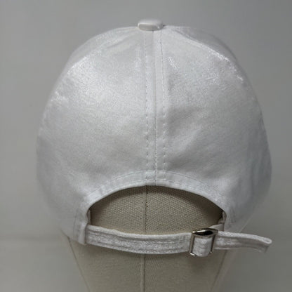 Unbranded Men's Slideback Hat White Adjustable 3D M Logo Blank