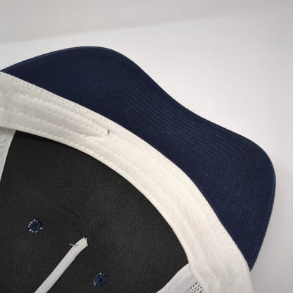 Wallowa Mountains Bicycle Club Snapback Trucker Hat Blue OS Port Authority