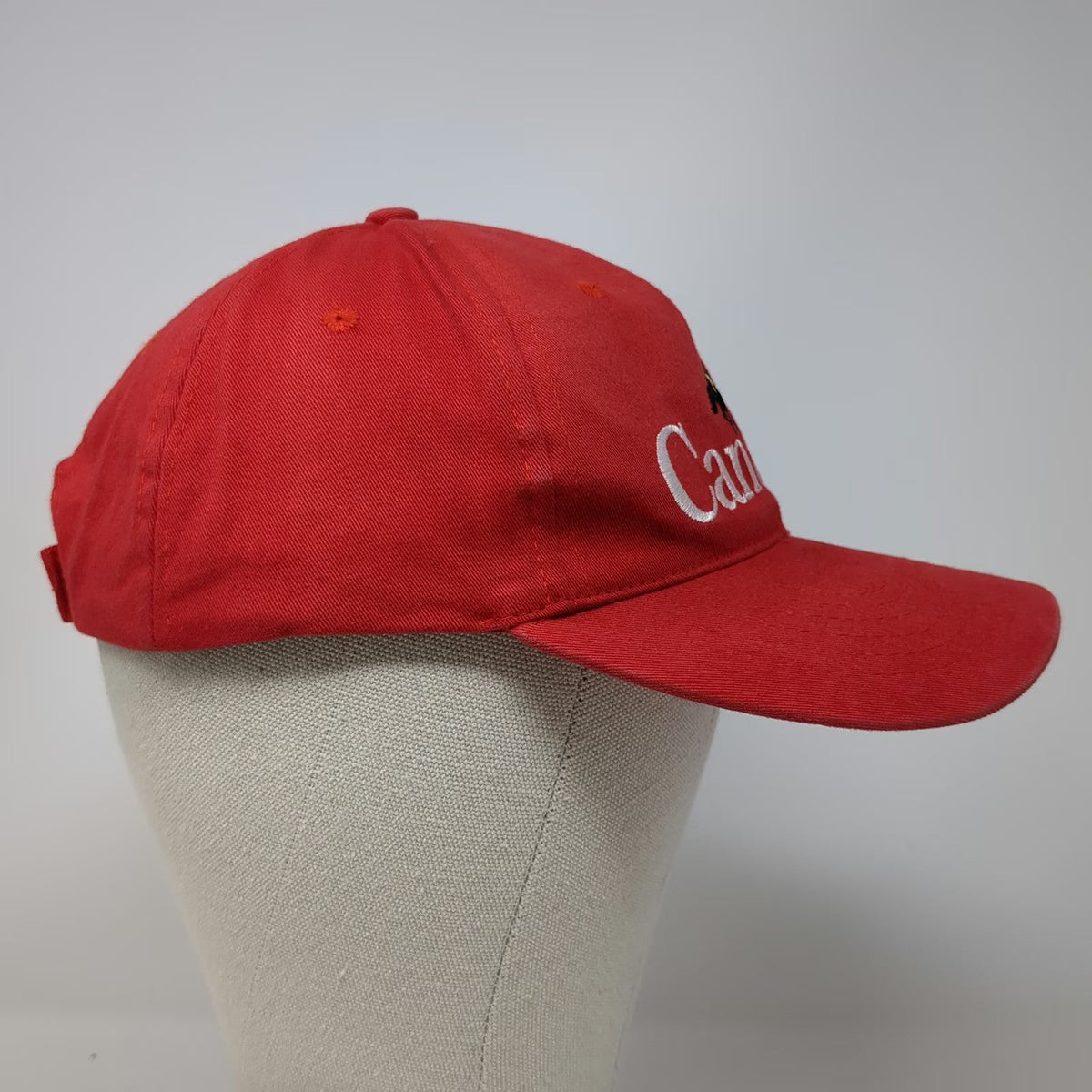 RCMP Elite Baseball Cap Red White One Size Canada Mountie Horse Embroidery Hat
