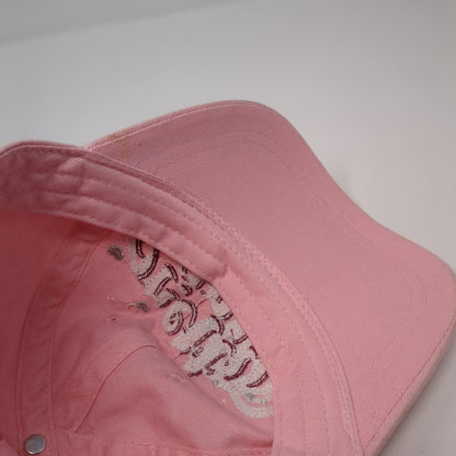Pretty Girl Colorado Strapback Hat Pink Size 54cm Adjustable Embroidered Sequin