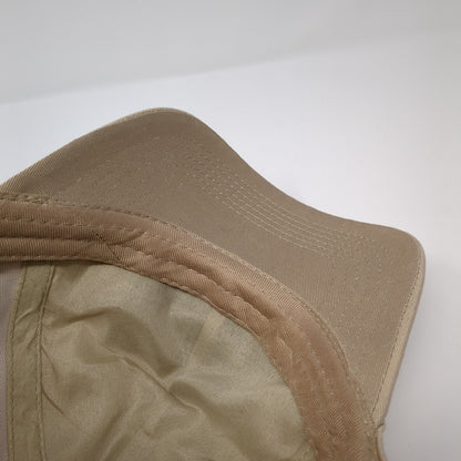 American Flag Slideback Hat Tan One Size Adjustable Embroidered Patriotic IIN