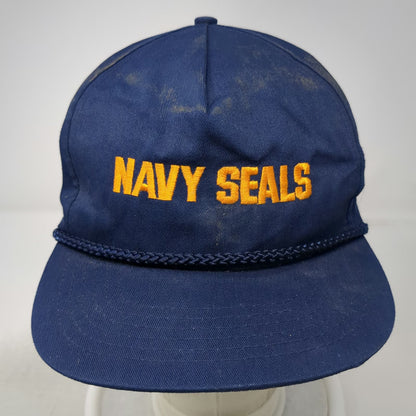 The Sportsman 5 Panel Blue One Size Navy Seals Rope Snapback Embroidery Hat
