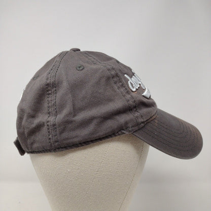 Dog Is Good Strapback Hat Gray OSFA Solid Embroidered Inspired By Dog