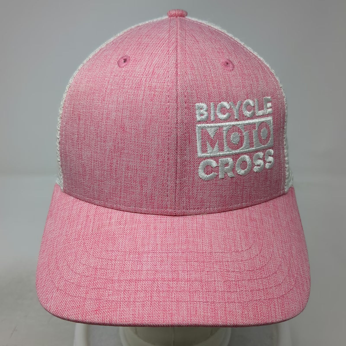 Big Accessories Trucker Hat Pink One Size Bicycle Moto Cross Mesh Snapback
