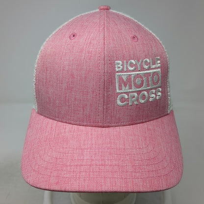 Big Accessories Trucker Hat Pink One Size Bicycle Moto Cross Mesh Snapback