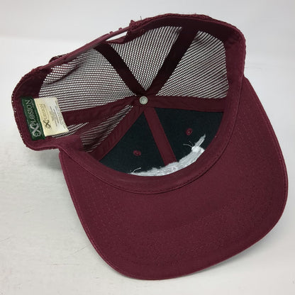 Explosion Caps Trucker Hat Red One Size Cabo Adventures Mesh Snapback Tour Logo