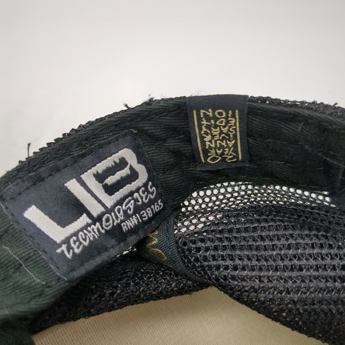 Lib Tech Trucker Hat Black One Size 20 Year Anniversary Gold Graphic Snapback