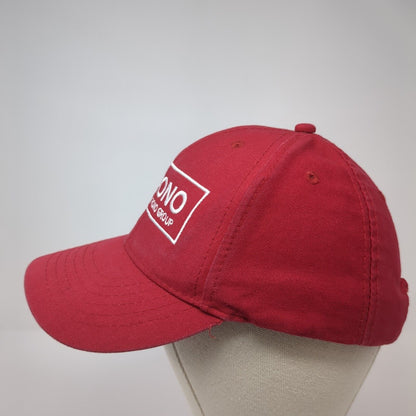 Swiss Krono Group Slideback Hat Red One Size Adjustable Embroidered