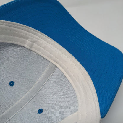 Komatsu Snapback Trucker Hat Blue OSFA Adjustable Mesh Back 6 Panel Richardson