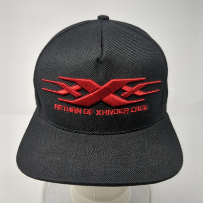 XXX Triple X Return of Xander Cage Movie Snapback Hat Black OSFA Embroidered
