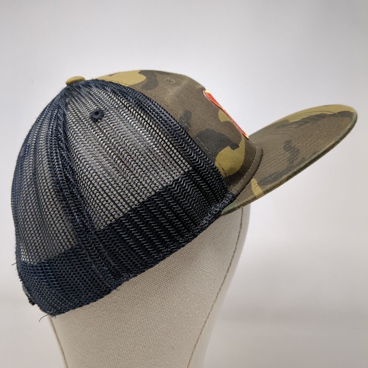 Boise High Life Snapback Trucker Hat Camo One Size Mesh Back Otto