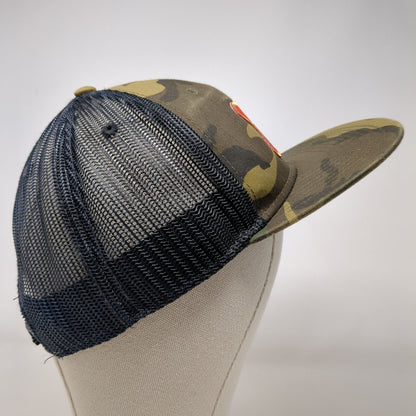 Boise High Life Snapback Trucker Hat Camo One Size Mesh Back Otto