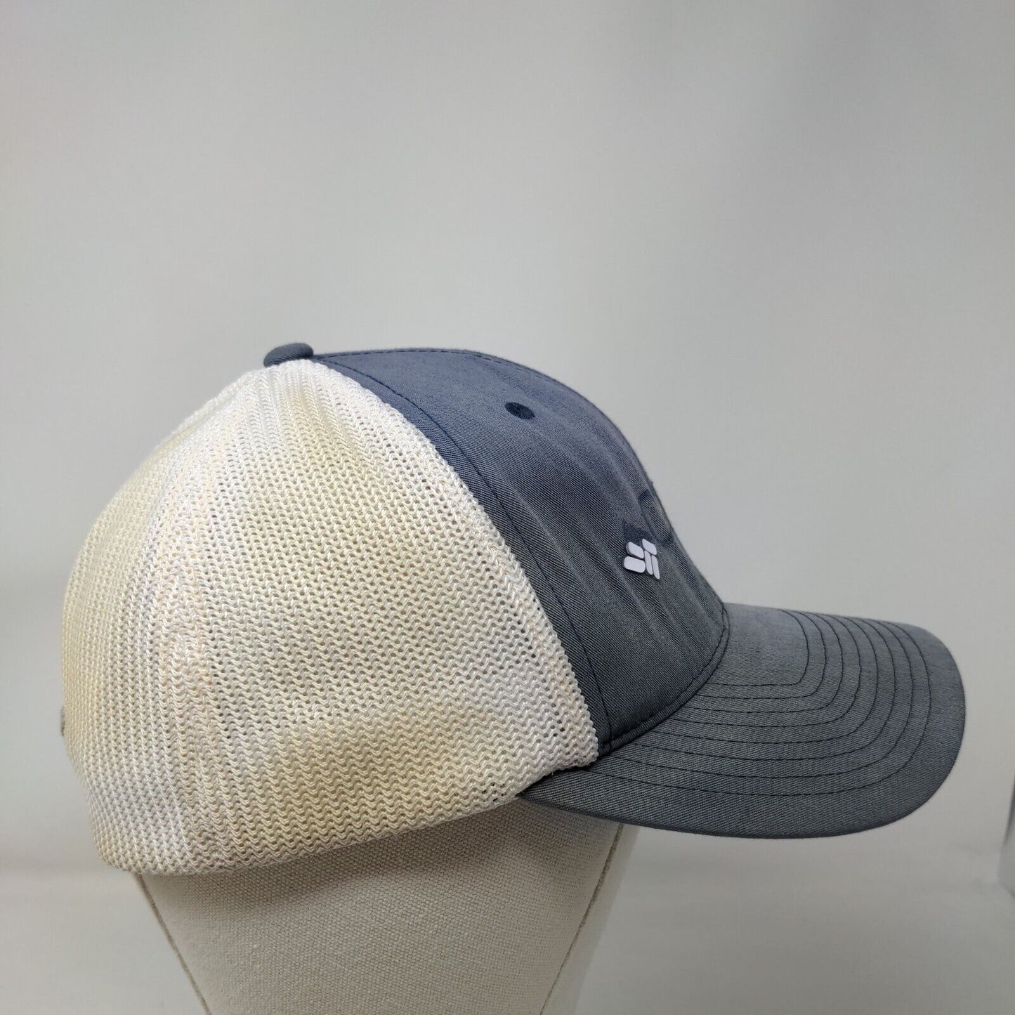 Columbia PFG American Flag Mesh Back Fitted Trucker Hat Blue One Size