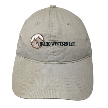 Idaho Western Inc Baseball Cap Brown One Size Adjustable Embroidered AMC Deluxe