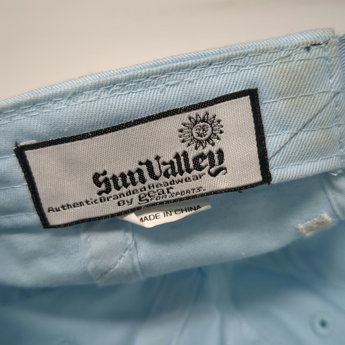 Sun Valley Baseball Cap Blue One Size Established 1936 Graphic Hat Slideback