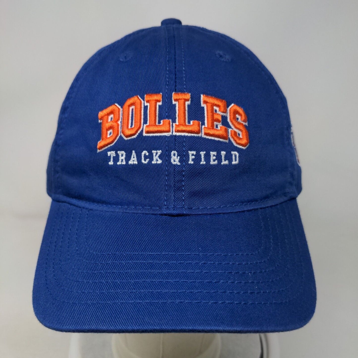 Bolles Track & Field Slideback Hat Blue Legacy Adjustable Embroidered Logo