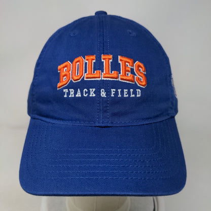 Bolles Track & Field Slideback Hat Blue Legacy Adjustable Embroidered Logo