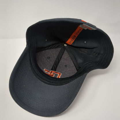 Nike Team Oregon State Fitted Hat Black One Size Embroidered Logo