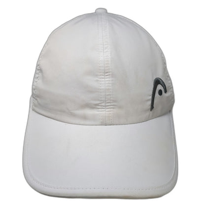 HEAD Baseball Cap White One Size Pro Player Polyester Strapback Tennis Sport Hat