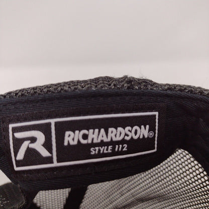 TacSol Snapback Trucker Hat Gray OSFA Mesh Back Colorblock Richardson