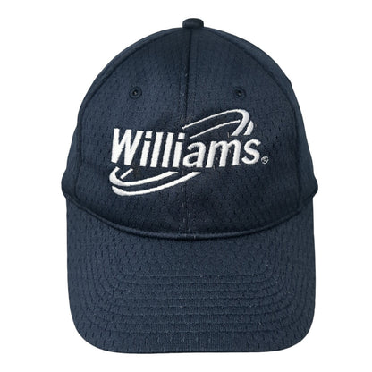 Williams Strapback Baseball Cap Blue OS Adjustable Embroidered Port Authority
