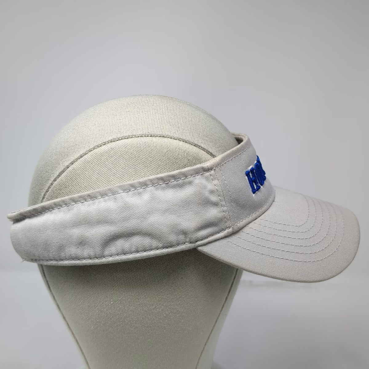 Legacy Gray Visor One Size Hat Hofstra University Embroidered Cotton Slideback