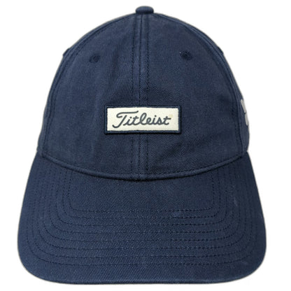 Titleist Baseball Cap Blue One Size Burns & Wilcox Slideback Adjustable Golf Hat