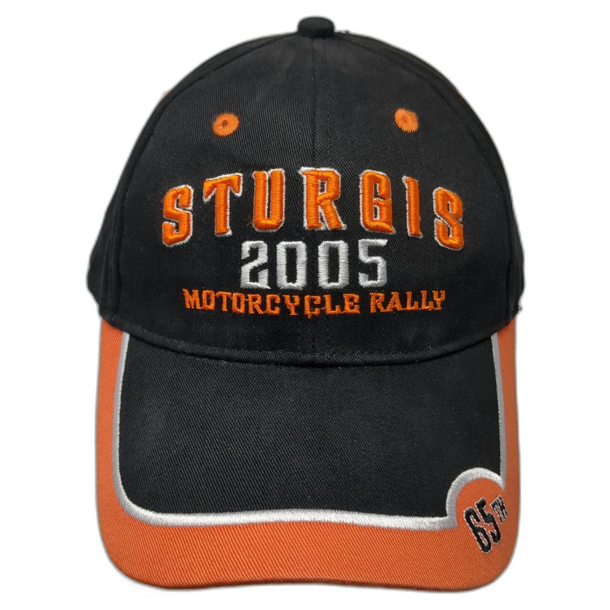 Hi-Way Distributing Baseball Cap Black OSFM Sturgis 2005 Motorcycle Rally Hat