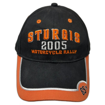 Hi-Way Distributing Baseball Cap Black OSFM Sturgis 2005 Motorcycle Rally Hat