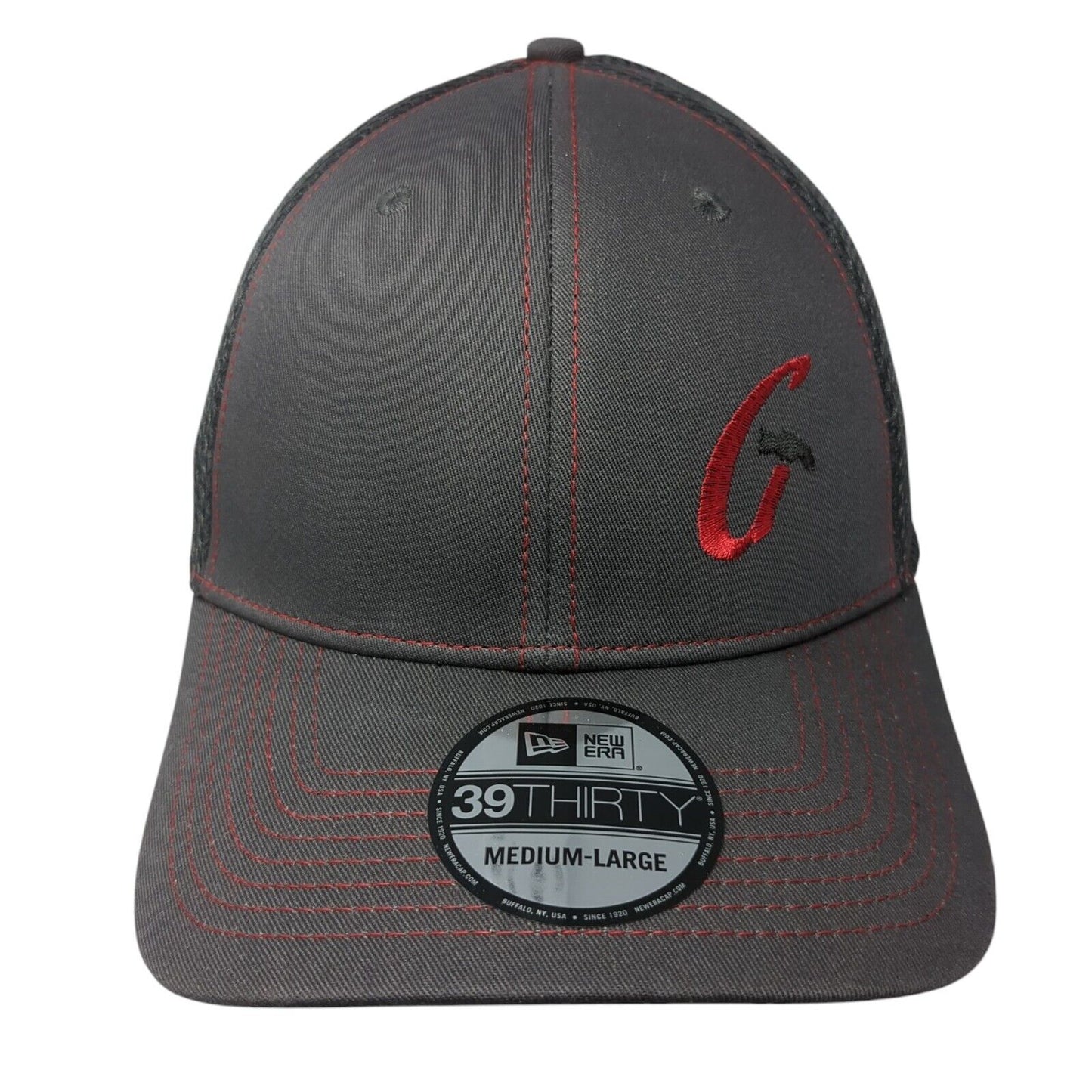 Garner Fitted Trucker Hat Gray M/L Lightweight Embroidered 39Thirty New Era