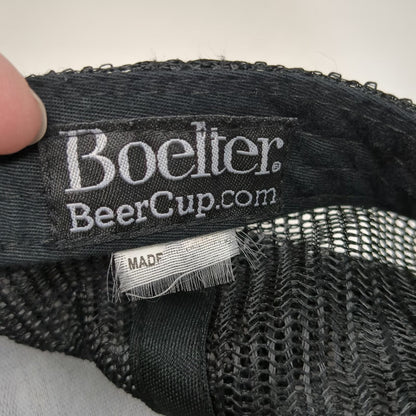 Boelter Trucker Hat Black One Size Firestone Walker 805 Beer Mesh Snapback Cap