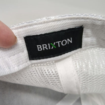 Brixton Trucker Hat Black One Size Snapback Mesh Patch Recycled Brim MFG CO