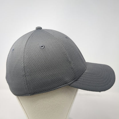 Under Armour Baseball Cap Gray L Stretch Fit Honeycomb Mesh Structured Logo Hat