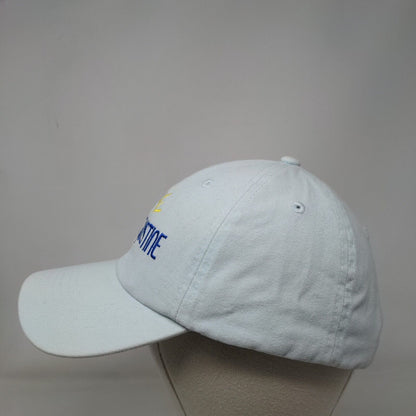 St. Augustine Slideback Hat Blue One Size Solid Adjustable Embroidered