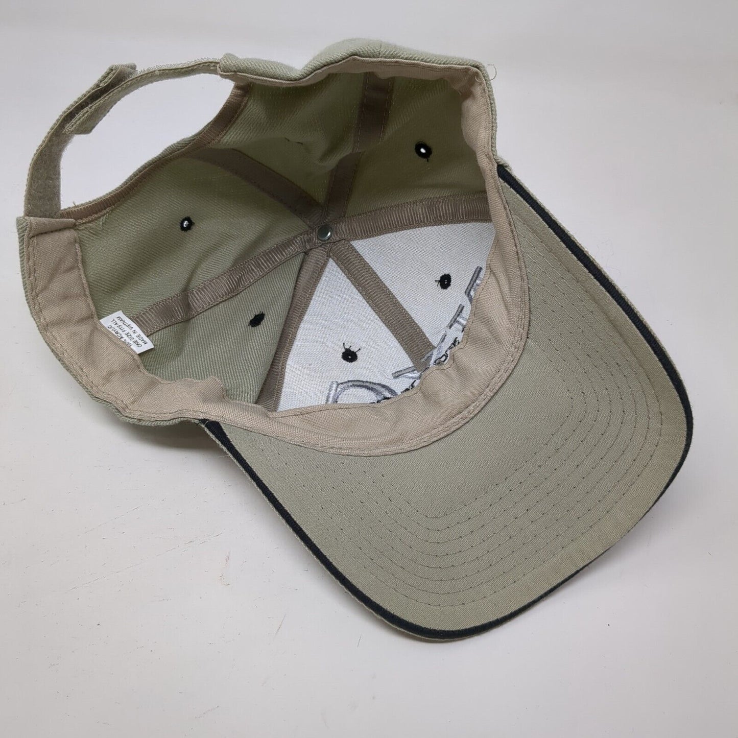 NYC New York City Strapback Hat Tan OSFA Adjustable Embroidered 6 Panel