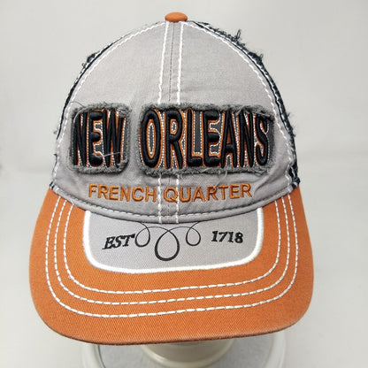 New Orleans French Quarter Strapback Trucker Hat Multi OSFA Mesh Back