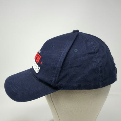 Custom Logos Harlem Globetrotters Basketball Blue Baseball Cap One Size Hat