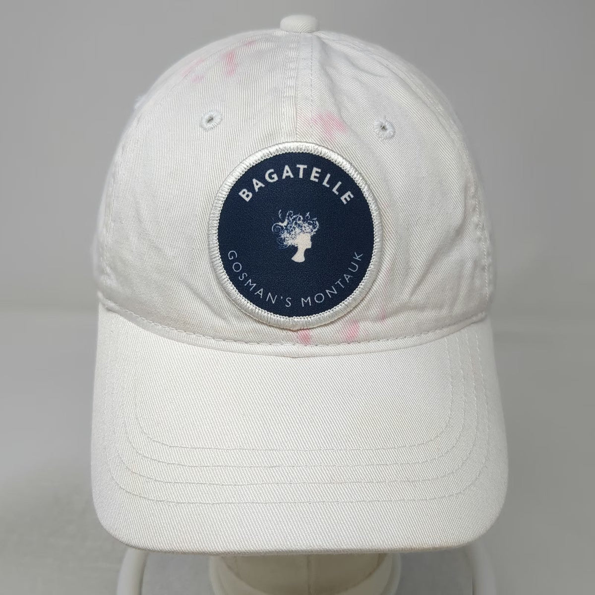 Outdoor Cap White One Size Baseball Cap Bagatelle Gosmans Montauk Strapback Hat