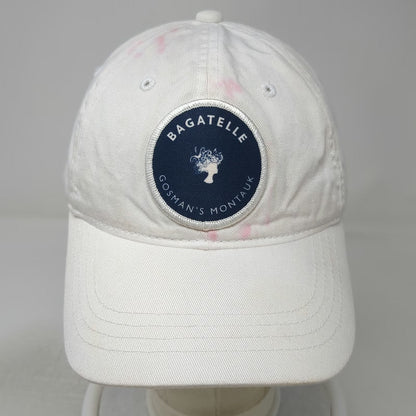 Outdoor Cap White One Size Baseball Cap Bagatelle Gosmans Montauk Strapback Hat