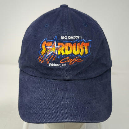 Blue One Size Baseball Cap Big Daddy's Stardust Cafe Elkhart Indiana Star Hat