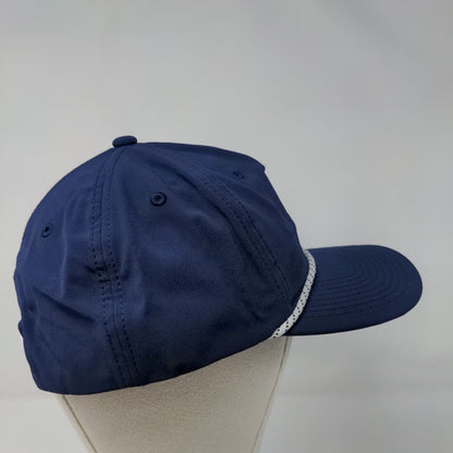 Invitational Snapback Swannies Golf Hat Blue OSFA Adjustable Embroidered