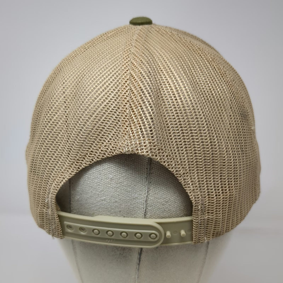 Yupoong Trucker Hat Green Beige One Size Hacienda Alsacia Starbucks Coffee Farm