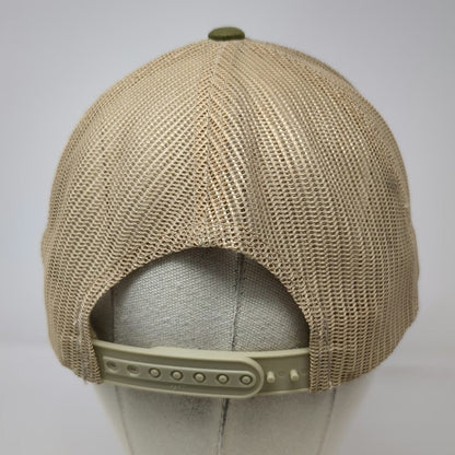 Yupoong Trucker Hat Green Beige One Size Hacienda Alsacia Starbucks Coffee Farm